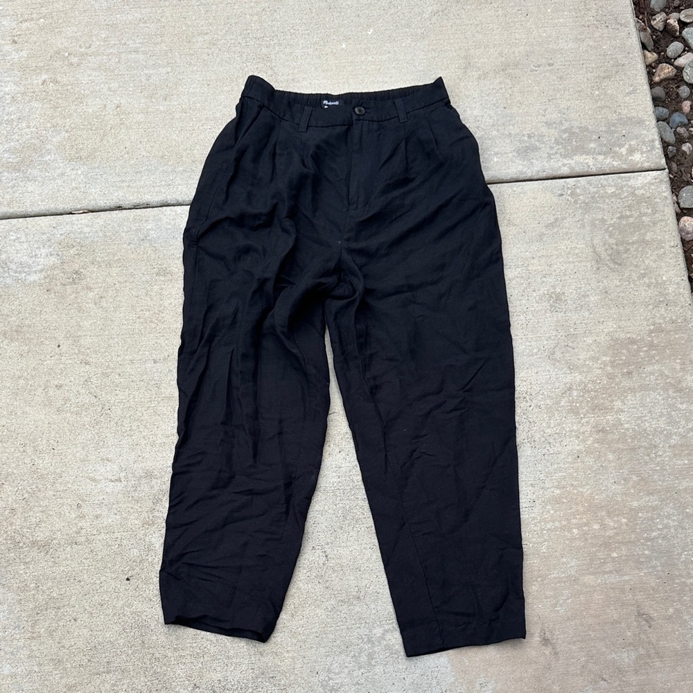 Madewell Linen Blend work pants women’s